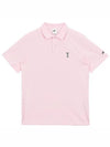 Logo Cotton Polo Shirt Pink - NIKE - BALAAN 3