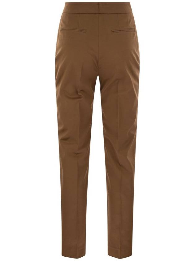 FRIDA - Cotton and silk trousers with pleat - PT TORINO - BALAAN 2