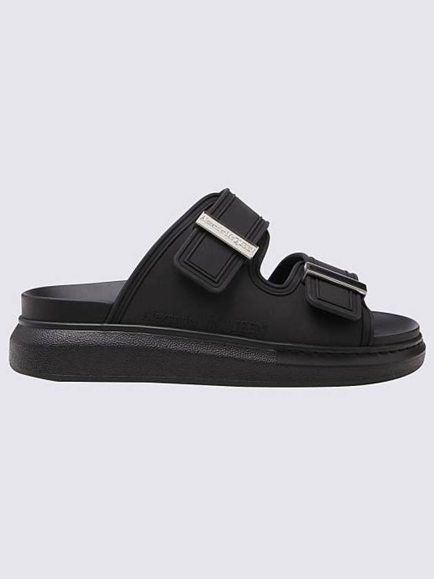 Hybrid Rubber Slippers Black - ALEXANDER MCQUEEN - BALAAN 6