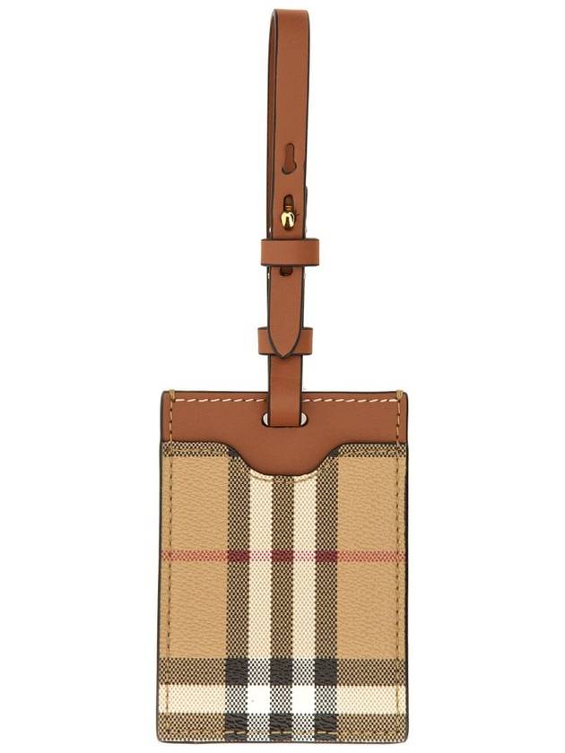 Check Luggage Tag Beige - BURBERRY - BALAAN 2