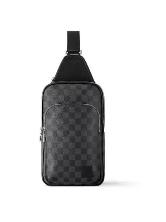 Avenue Leather Sling Bag Grey - LOUIS VUITTON - BALAAN 2