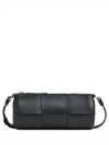 Intrecciato Small Cannette Cross Bag Black - BOTTEGA VENETA - BALAAN 2