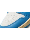 Air Jordan 1 SE Low Top Sneakers Smoke Grey Blue - NIKE - BALAAN 7