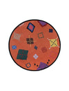 Argyle Circle Rug Orange - UNALLOYED - BALAAN 1