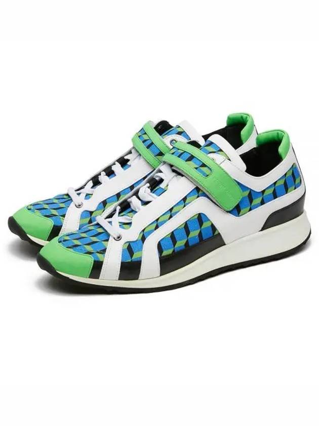 Men s Cube Neon Green Sneakers BX00 MULTI 1156395 - PIERRE HARDY - BALAAN 1