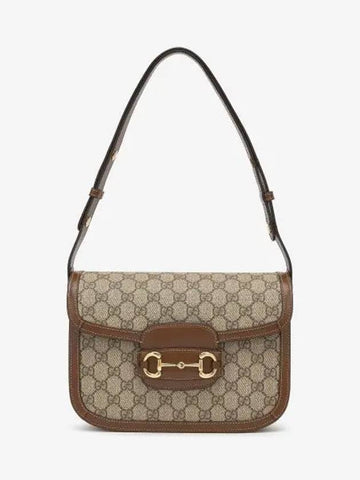 Horsebit 1955 Small Shoulder Bag Brown 60220492TCG8563 - GUCCI - BALAAN 1