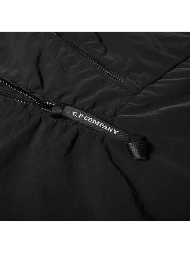 Men's Nylon Zipper Popover Anorak Black - CP COMPANY - BALAAN 4