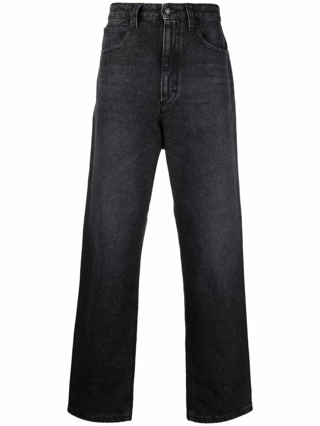 Baggy Fit 5 Pocket Jeans H21HD003611031NERO - AMI - BALAAN 1