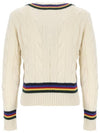 Cable Cricket Knit Top Cream - POLO RALPH LAUREN - BALAAN 4