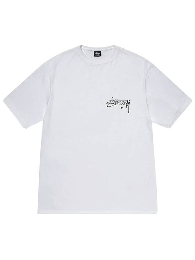 Mercury Short Sleeve T-Shirt White - STUSSY - BALAAN 3