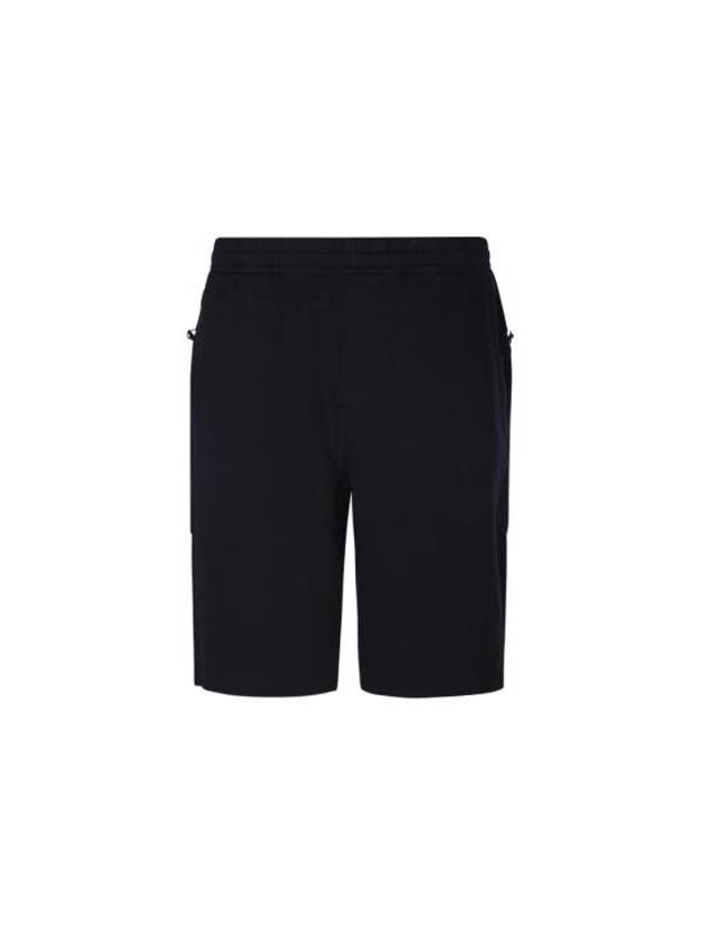 Cotton Fleece Bermuda Shorts Pants Black - CP COMPANY - BALAAN 2