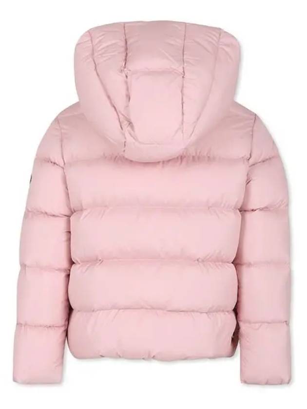 Le Kids 6 10 Logo Hooded Down Jacket Pink - COLMAR - BALAAN 3