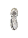 Runner Graffiti Low Top Sneakers White - BALENCIAGA - BALAAN 2