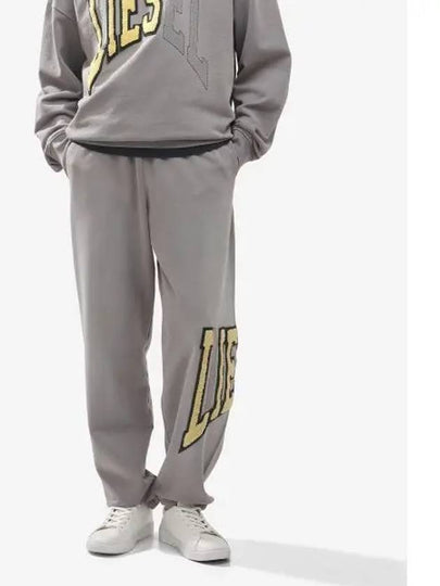 P Marchi College Lies Patches Track Pants Grey - DIESEL - BALAAN 2