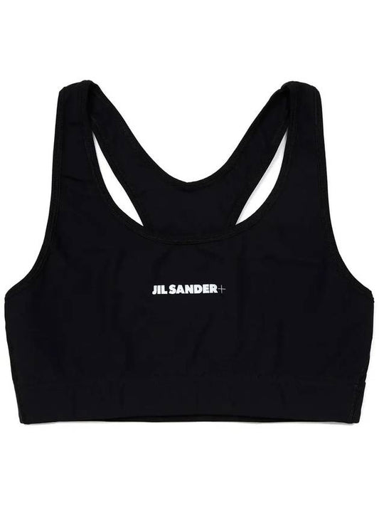 Women's Front Logo Sports Sleeveless Black - JIL SANDER - BALAAN 2