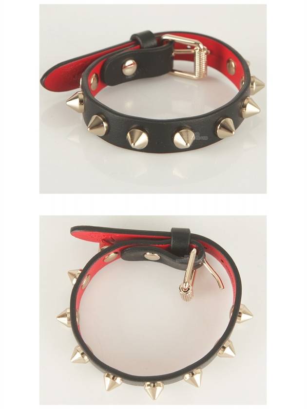 Loubilink Spike Bracelet Black - CHRISTIAN LOUBOUTIN - BALAAN 5