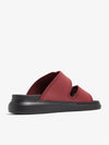 Hybrid Debossed Logo Slippers Red - ALEXANDER MCQUEEN - BALAAN 4