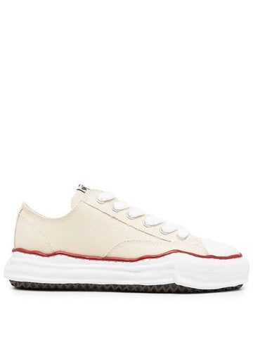 24SS Peterson OG Sole Canvas Low Top Sneakers A04FW729 Natural - MIHARA YASUHIRO - BALAAN 1