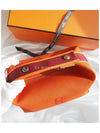 Bride A Brac Small Pouch Bag Orange Feu - HERMES - BALAAN 11