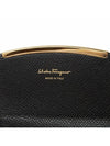 Gancini Calfskin Card Wallet Black - SALVATORE FERRAGAMO - BALAAN 8