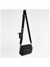 Saffiano Leather Shoulder Bag Black - PRADA - BALAAN 7