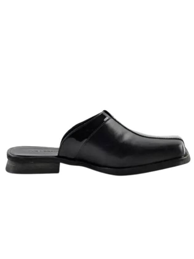 Blunt Leather Mule Black - OUR LEGACY - BALAAN 1