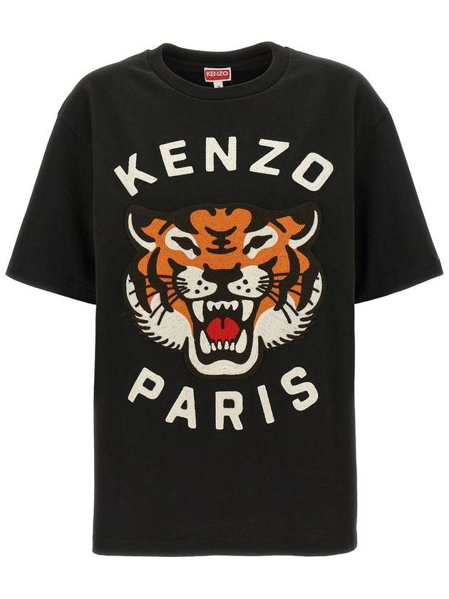 24FW Long Sleeve T-Shirt FE68TS0084SI99J Black - KENZO - BALAAN 6