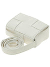 Intrecciato Cassette Small Cross Bag White - BOTTEGA VENETA - BALAAN 5