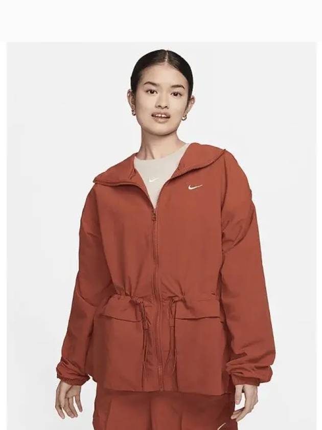 Sportswear Everything Woven Women s Oversized Hooded Jacket Burnt Sunrise FN3670 825 720041 - NIKE - BALAAN 1