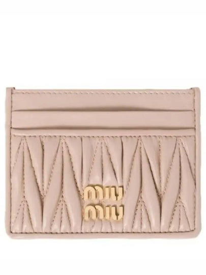 Materasse Nappa Leather Card Wallet Powder Pink - MIU MIU - BALAAN 2