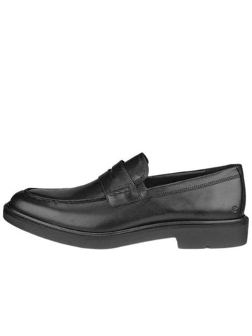 Metropole London Leather Loafers Black - ECCO - BALAAN 1