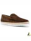 Men's Suede Slip-On Loafers Mocha - TOD'S - BALAAN 2