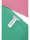 Color Block Muffler Pink Mint - JW ANDERSON - BALAAN 5