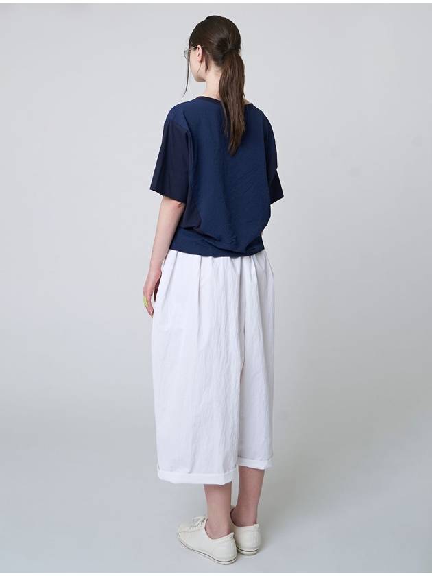 AW41TH10 Block Patch Top_Dark Blue - ATHPLATFORM - BALAAN 5