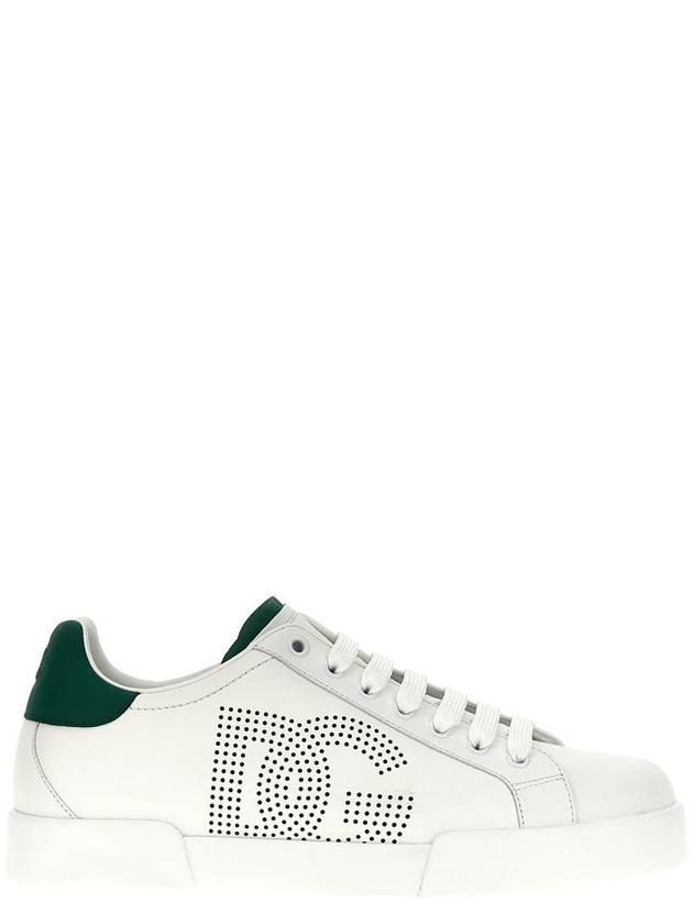 Portofino Calfskin Low Top Sneakers White - DOLCE&GABBANA - BALAAN 2