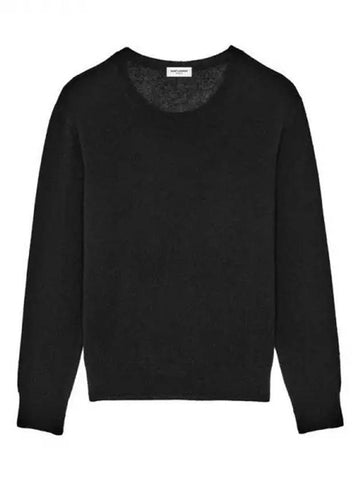 Cashmere silk crew neck knit 270454 - SAINT LAURENT - BALAAN 1