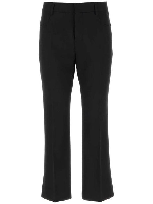 Jersey Straight Pants Black - AMI - BALAAN 1
