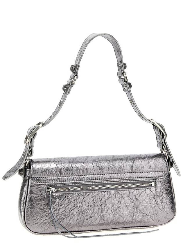 Le Cagole Metallic Small Shoulder Bag Silver - BALENCIAGA - BALAAN 3