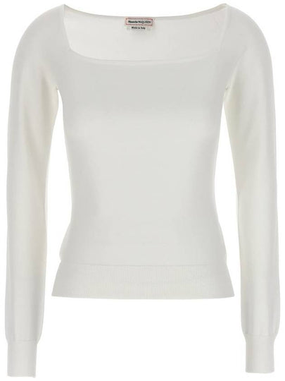 Long Sleeve T-Shirt 780452Q1A8G9026 White - ALEXANDER MCQUEEN - BALAAN 2