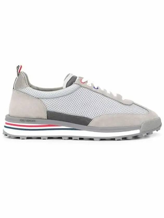 Men's Nylon Tech Runner Low Top Sneakers Grey - THOM BROWNE - BALAAN 2