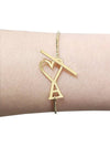 Heart Logo Bracelet Gold - AMI - BALAAN 7