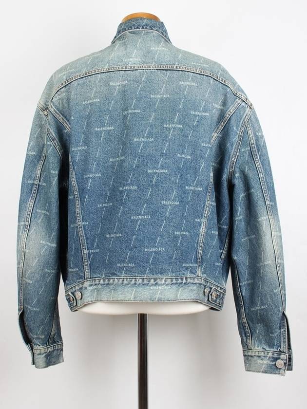 Multi logo denim jacket 44 - BALENCIAGA - BALAAN 4