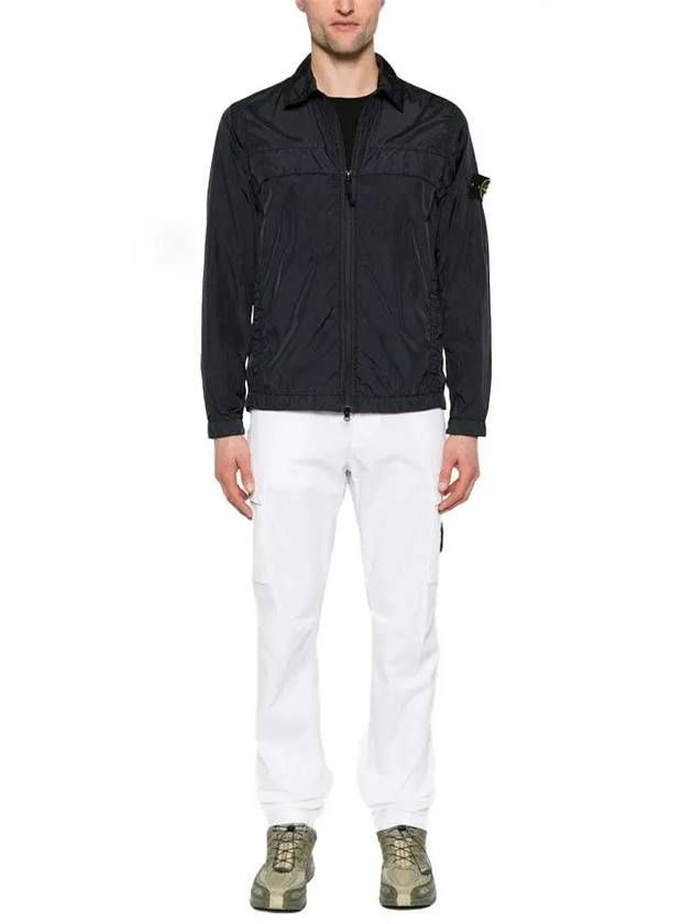 Garment Dyed Crinkle Reps R-NY Jacket Black - STONE ISLAND - BALAAN 3