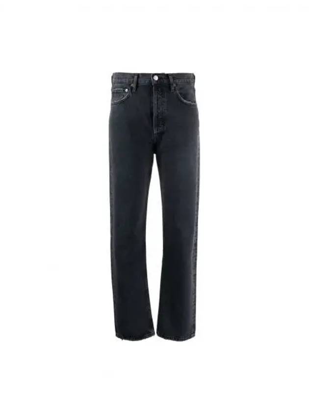 90S Pinch Waist Denim Straight Jeans Black - AGOLDE - BALAAN 2