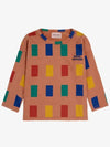 Color Game All Over Long Sleeve T Shirt B224AC015 Italian Kids - BOBO CHOSES - BALAAN 2