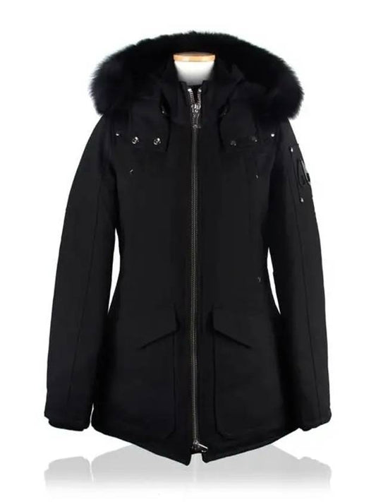 Women's Fire River Parka Black - MOOSE KNUCKLES - BALAAN 2