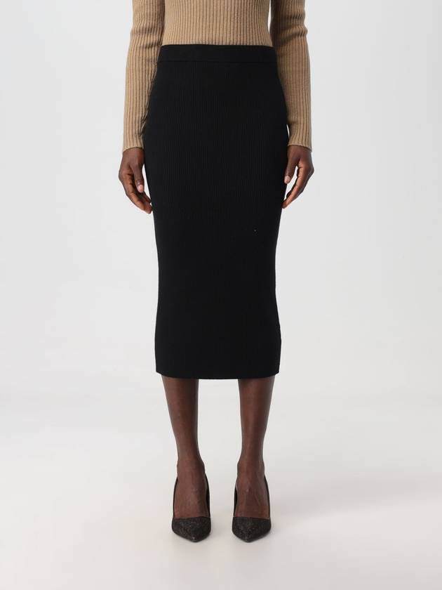 Michael Michael Kors skirt in ribbed merino wool blend - MICHAEL KORS - BALAAN 1