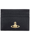 ORB Logo Cald Wallet Black - VIVIENNE WESTWOOD - BALAAN 3