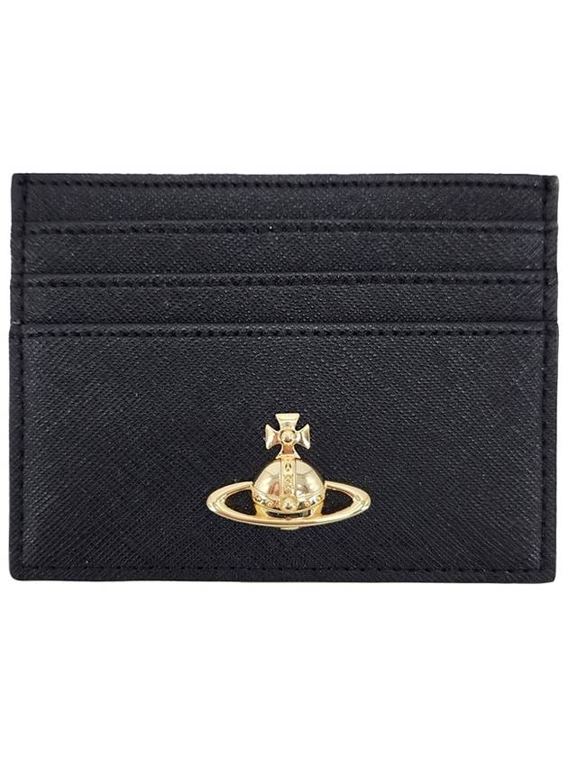 ORB Logo Cald Wallet Black - VIVIENNE WESTWOOD - BALAAN 3