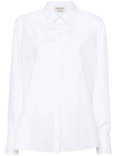 cotton poplin shirt 767940QAAAD - ALEXANDER MCQUEEN - BALAAN 1